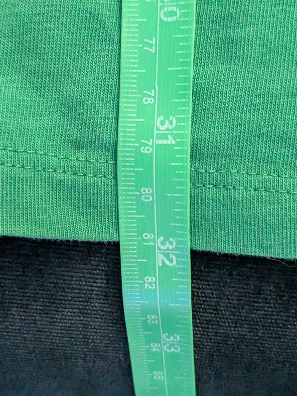 Melrose and Market Green V Neck Cross Front Midi 100% Cotton Dress Size M - Picture 5 of 5